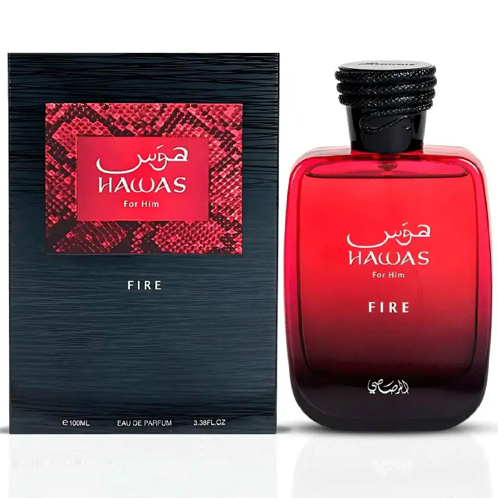Perfume Unisex Eau de Parfum Rasasi Hawas Fire 100ml